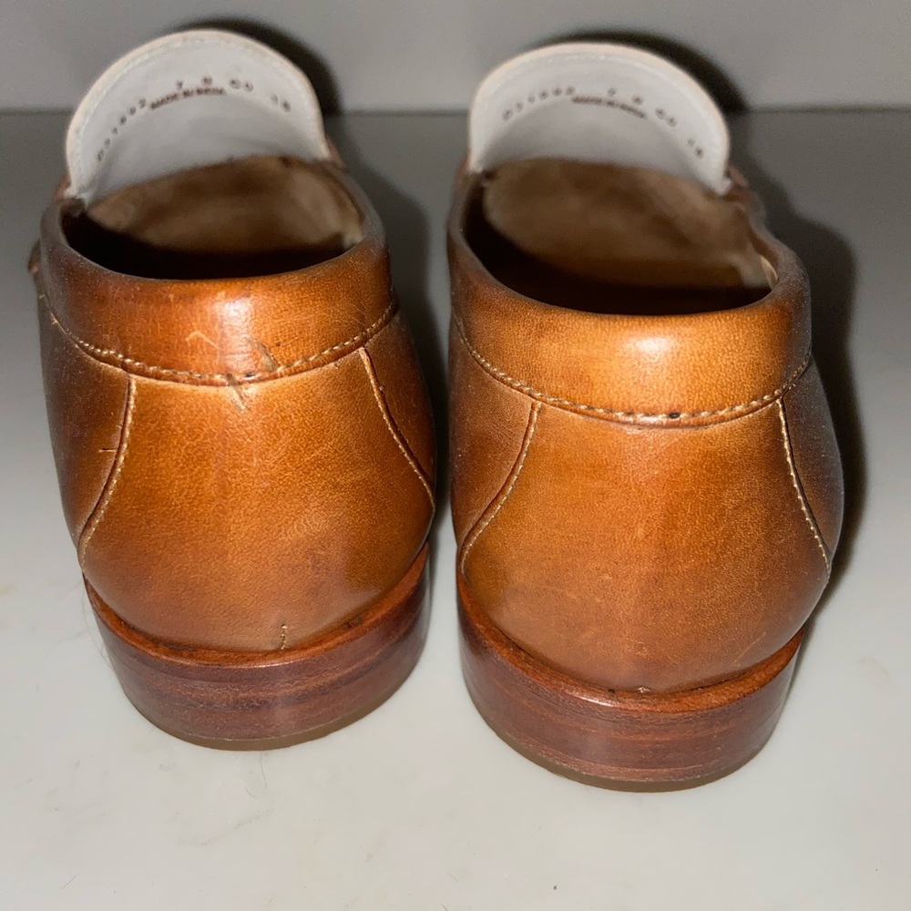 Cole Haan Brown and Cream Loafers - Picture 3 of 6